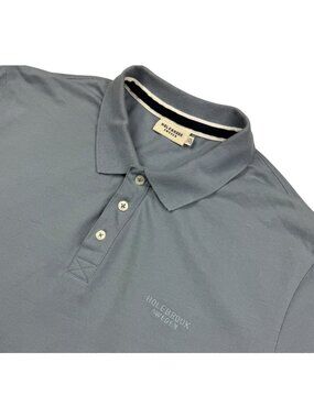 Holebrook Men's Organic Cotton S/S Polo Shirt Gray • 2XL